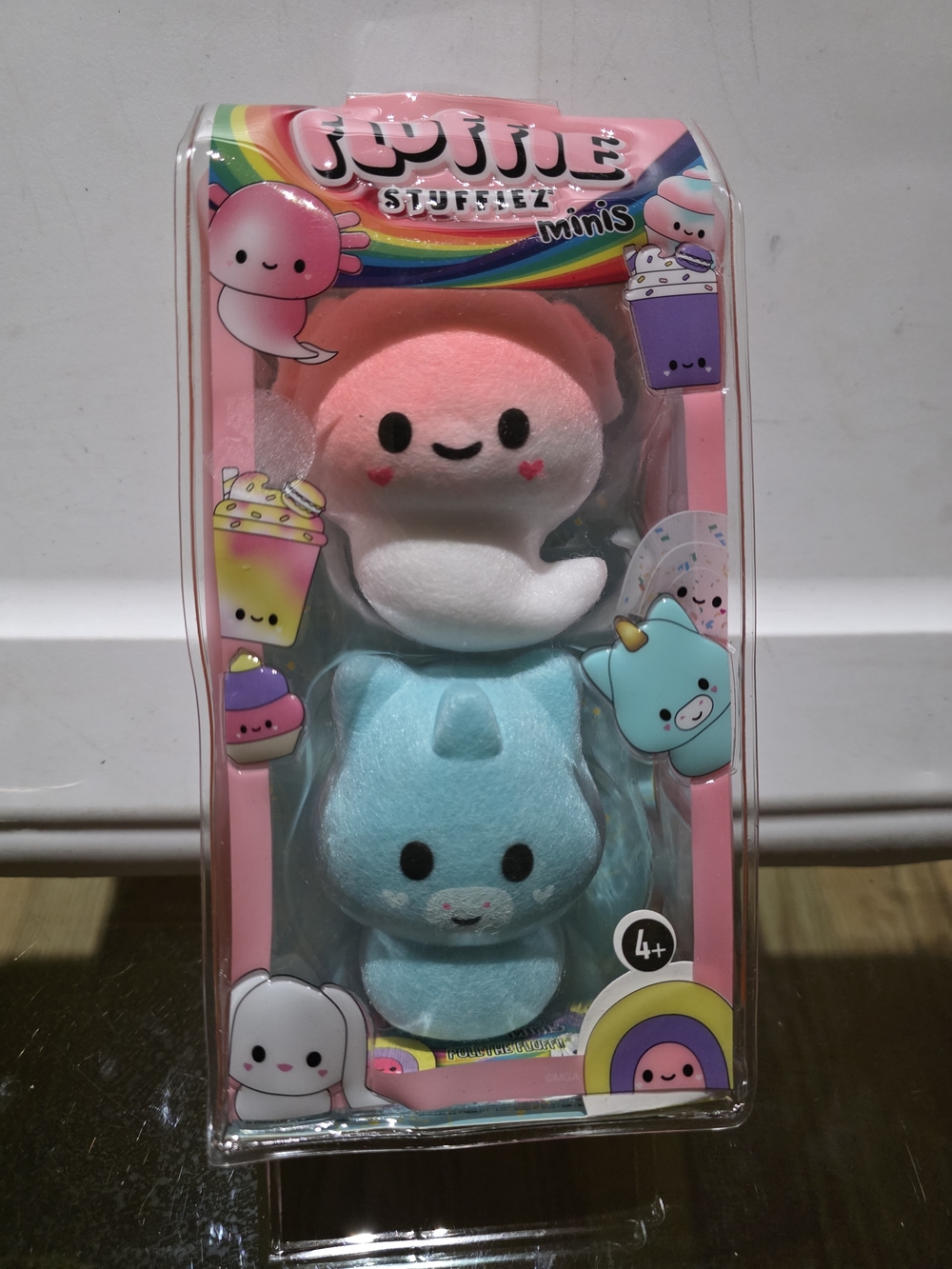 Fluffie Stuffiez Minis Pink & Blue Soft Plush Duo